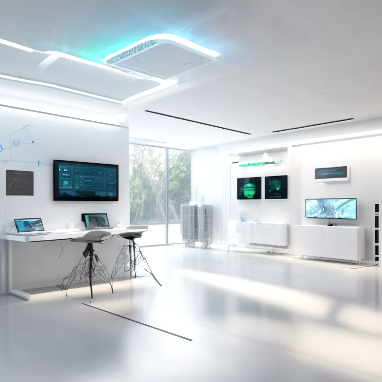 研究者が実証実験を行う様子